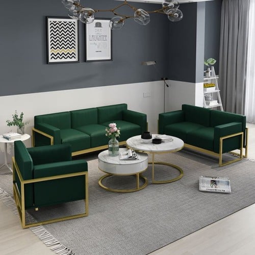 طقم كنب 5اشخاص 3 قطع بتصميم مميز