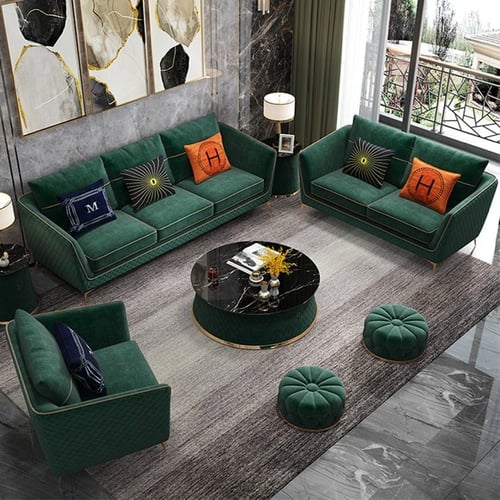 طقم كنب 6 اشخاص بتصميم مميز