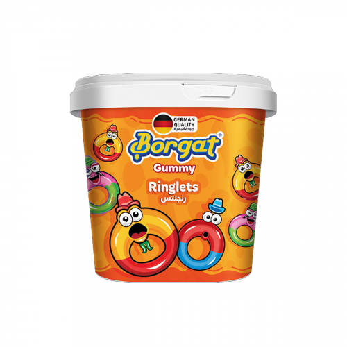 بورقات حلوى جلي حلقات