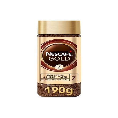 قهوة نسكافيه جولد سريعة الذوبان، 190جرام، بلاك