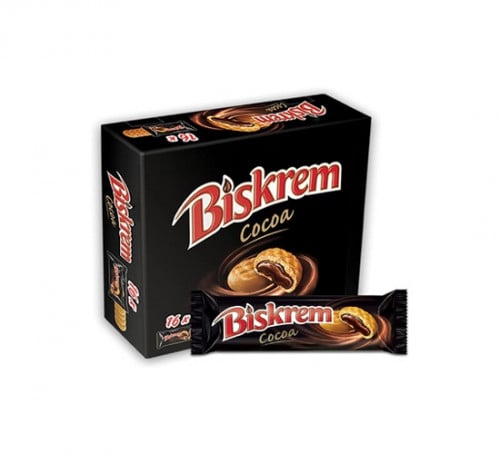 أُولكر بسكريم بسكويت محشو بالشوكولاتة 36 جرام × 12