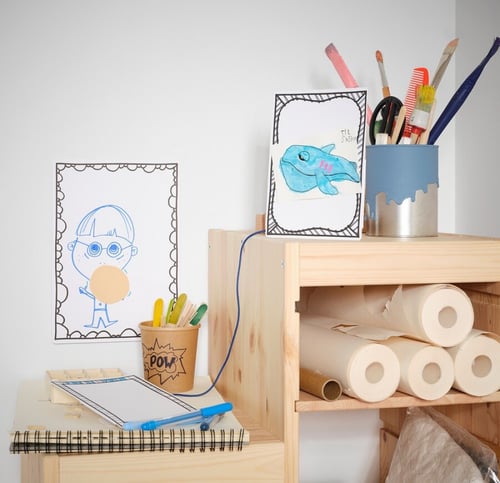 لوح رسم ببرواز 3 قطع