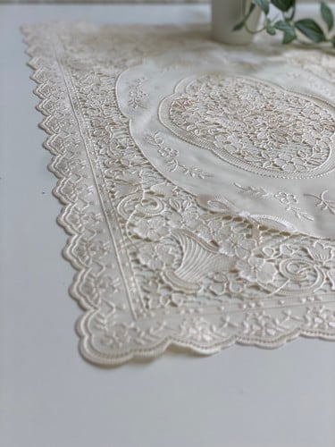 مفرش صينية دانتيل ياباني