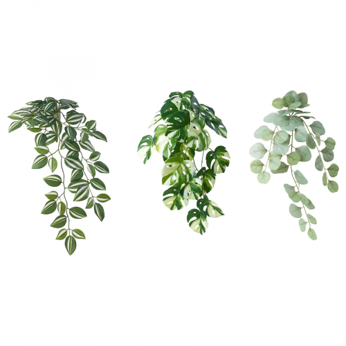 Artificial plant with wall holder, indoor/outdoor/...