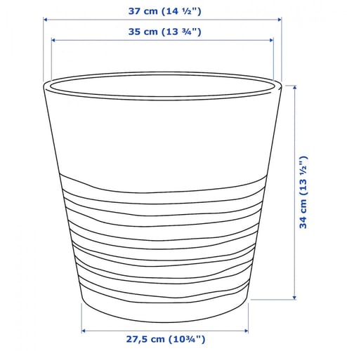 آنية نبات 32 سم