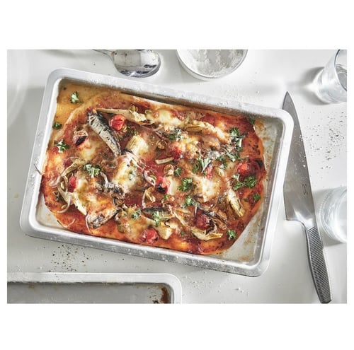 صينية خبز فضي 26*38 سم