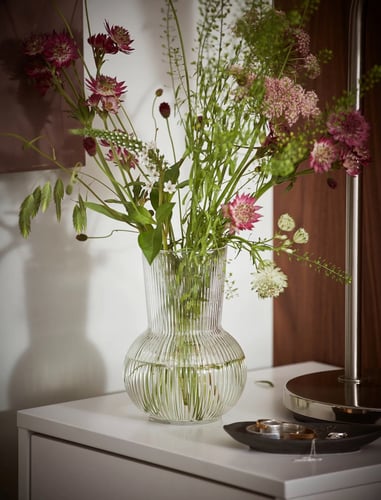 مزهرية زجاج