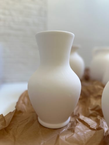 جرة فخار لون طبيعي كبير 17 سم