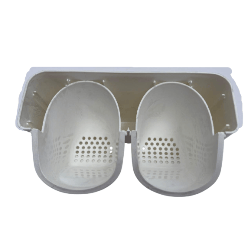 حوض جداري لون ابيض ثنائية