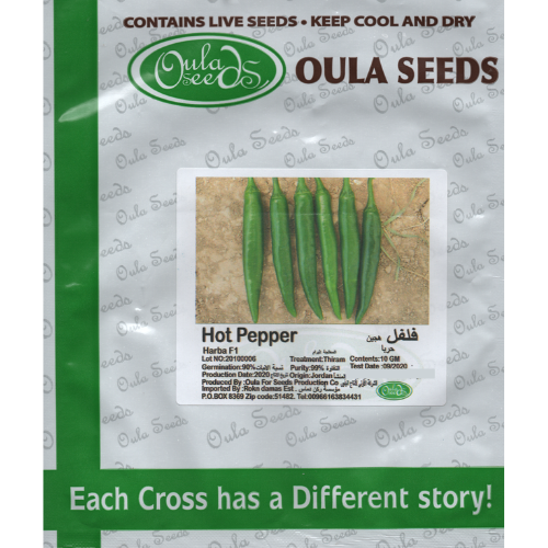 بذور فلفل حربا حار F1 هجين