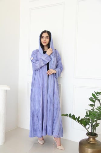 عباية تو فيس بقماش صيفي مبطن