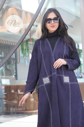 عباية شمواه كحلي مع شك