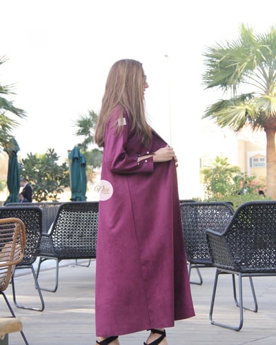 عباية شتوية بقماش شمواه و كم قصه انيقه و لولو
