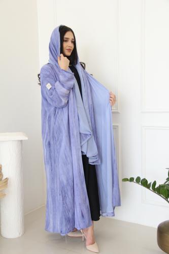 عباية تو فيس بقماش صيفي مبطن