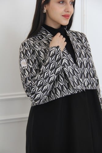 عباية بقماش لمار و جاكار