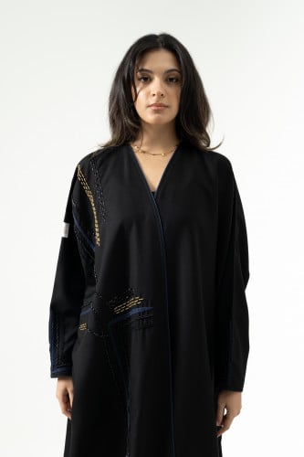 عباية بقماش لمار قصة فراشة و شك بالامام مع قيطان ب...