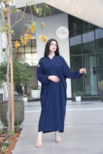 عبايه قماش جاردينا مع شك