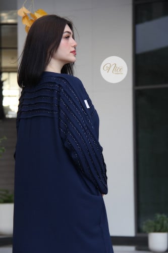 عبايه قماش جاردينا مع شك