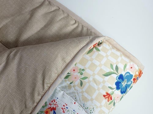 مفرش دزني نفر نص وجهين 4قطع