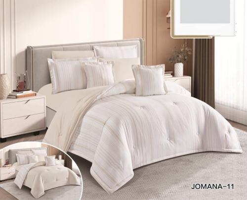 مفرش جومانه نفرين مقلم 8قطع