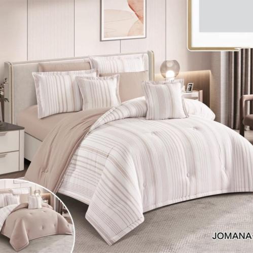 مفرش جومانه نفرين مقلم 8قطع