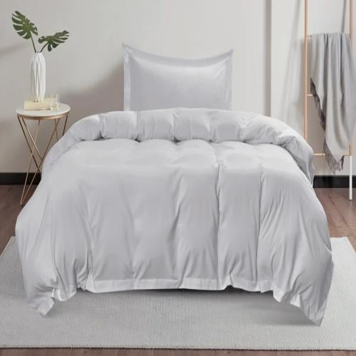 بيت لحاف روما نفر نص رمادي كوين 3قطع