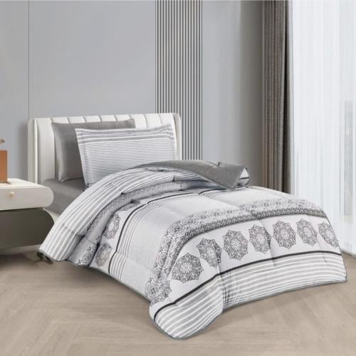 مفرش دزني نفر نص وجهين 4قطع