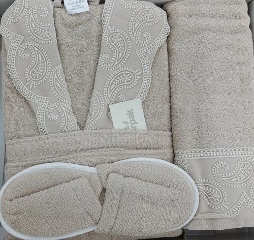 طقم روب تركي قطن 4قطع