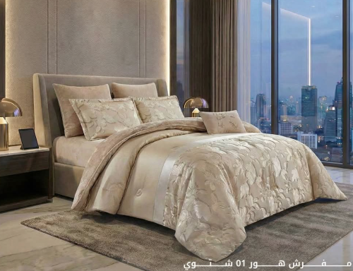 مفرش هور نفر نص جاكر شتوي فرو 4 قطع