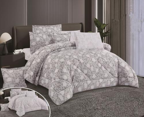 مفرش اليفا نفرين مشجر وجهين 8قطع