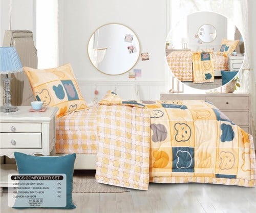 مفرش أطفال 90*190 نفر 4 قطع