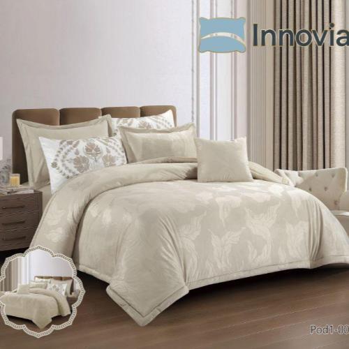 مفرش انوفيا كوين مخمل 4قطع