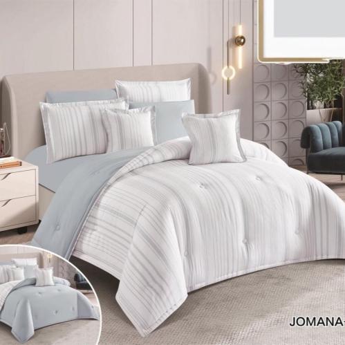 مفرش جومانه نفر نص كوين وجهين 5قطع