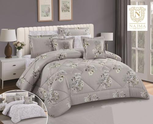 مفرش اليفا نفر نص مشجر وجهين 5قطع