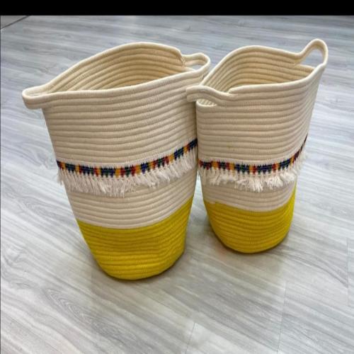 سلة غسيل ملابس 2قطع