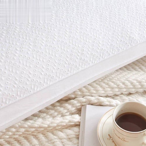 مخده مطرزه قطن حشوه وسط فندقي مريح