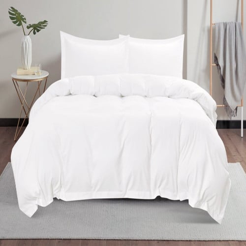 بيت لحاف روما نفرين ابيض 4 قطع