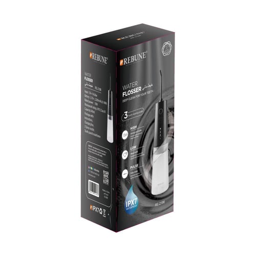 ريبون جهاز خيط مائي للأسنان 240 مل بشاشة LED