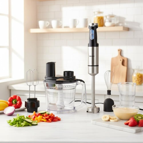 ريبون خلاط يدوي 6 وظائف 1000 واط سعة 1.5 لتر RE-2-...