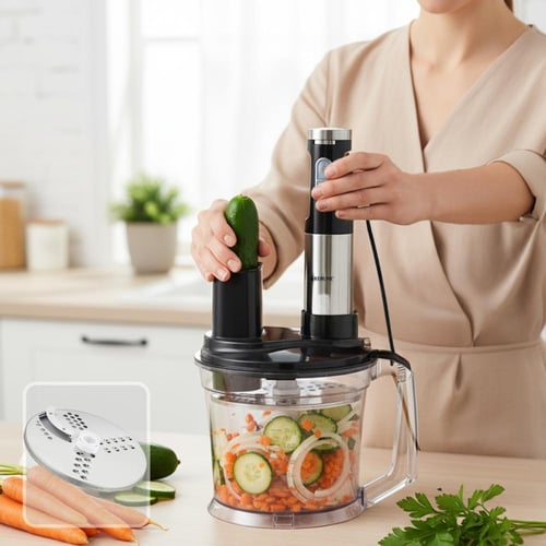 ريبون خلاط يدوي 6 وظائف 1000 واط سعة 1.5 لتر RE-2-...