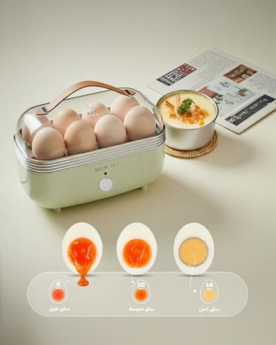 ريبون جهاز سلق البيض الكهربائي 8 بيضات 400 واط - R...