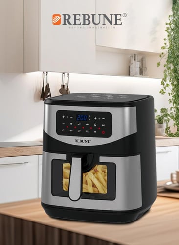 ريبون قلاية هوائية بشاشة رقمية بـ8 برامج و خاصية ت...