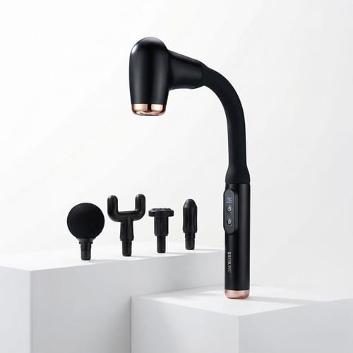 جهاز مساج عضلات احترافي 15 واط 6 سرعات بشاشة LCD -...