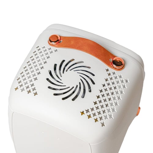 ريبون ثلاجة مستحضرات تجميل 6 لتر مع مرآة - إضاءة ل...