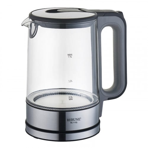 ريبون غلاية ماء كهربائية زجاج 1.7 لتر 2200 واط - R...