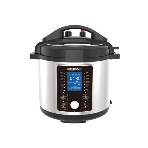 قدر ضغط ريبون كهربائي وقلاية زيت 12 لتر - 1600 واط...