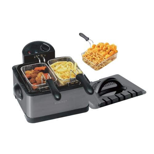 ريبون قلاية زيت كهربائية 4 لتر - 2000 واط - أسود -...