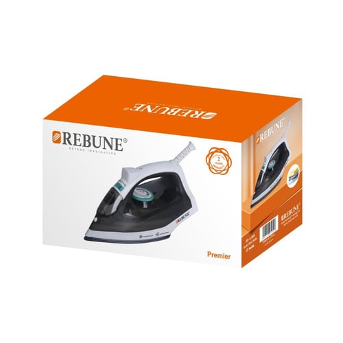 ريبون مكواة بخار 1300 واط - 130 مل - أسود - RE-3-0...