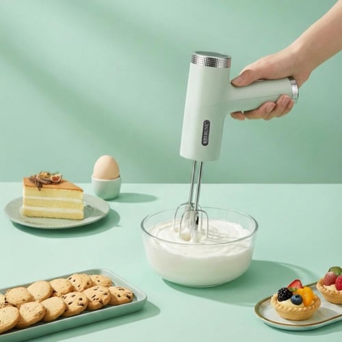 ريبون مضرب بيض لاسلكي 9 سرعات بشاشة عرض