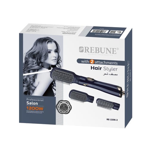 ريبون استشوار شعر بمستويان حرارة - 1200 واط - أزرق...